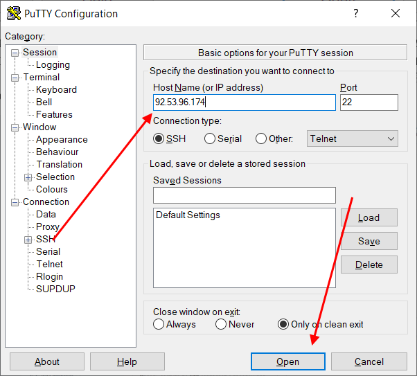 Как подключиться к хостингу по SSH
