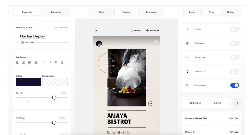 Интерфейс Newsroom AI