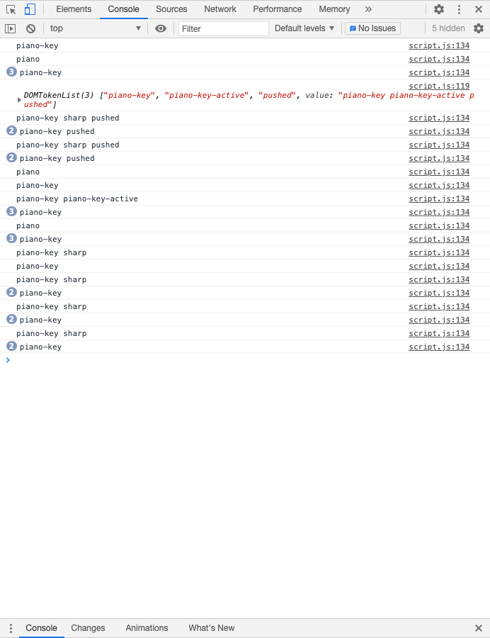 Вывод в консоль
