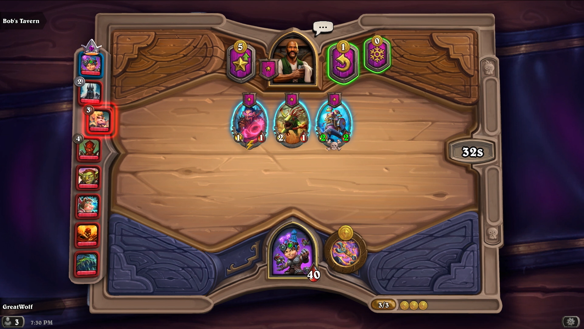 Скриншот из игры Hearthstone