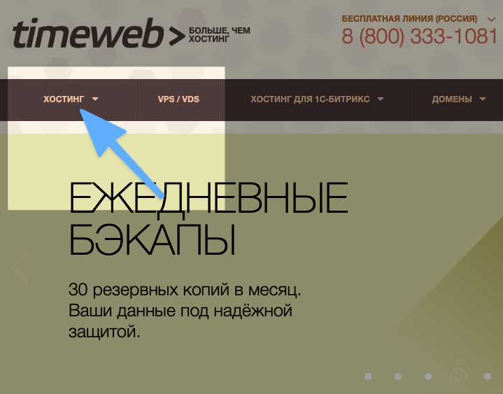 Хостинги Timeweb