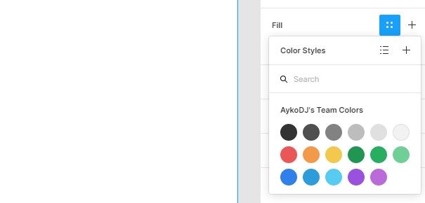 Изменение и применение цветовых стилей