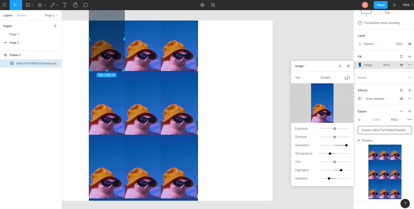 Работа с изображениями в Figma