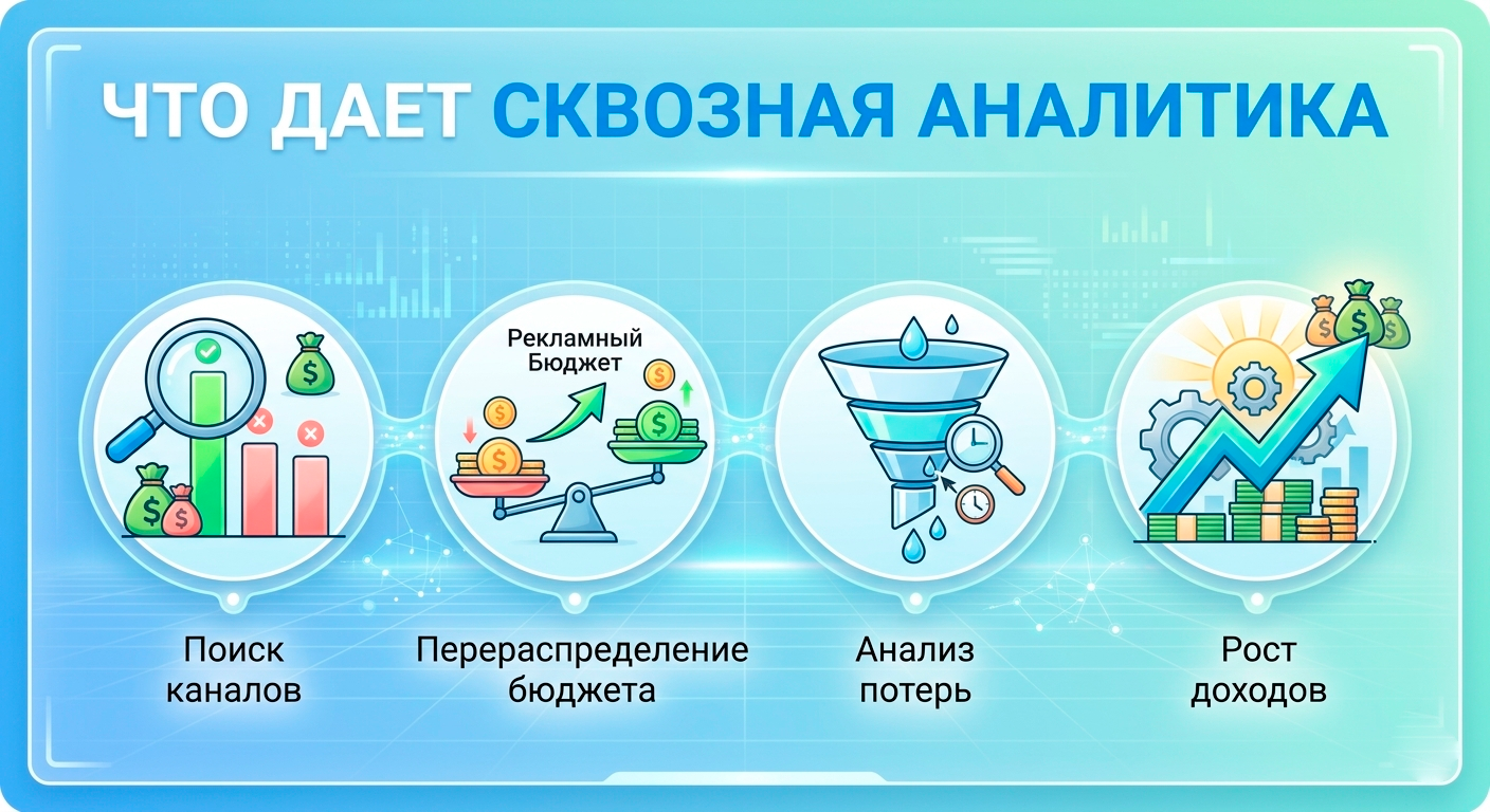 Зачем нужна сквозная аналитика?