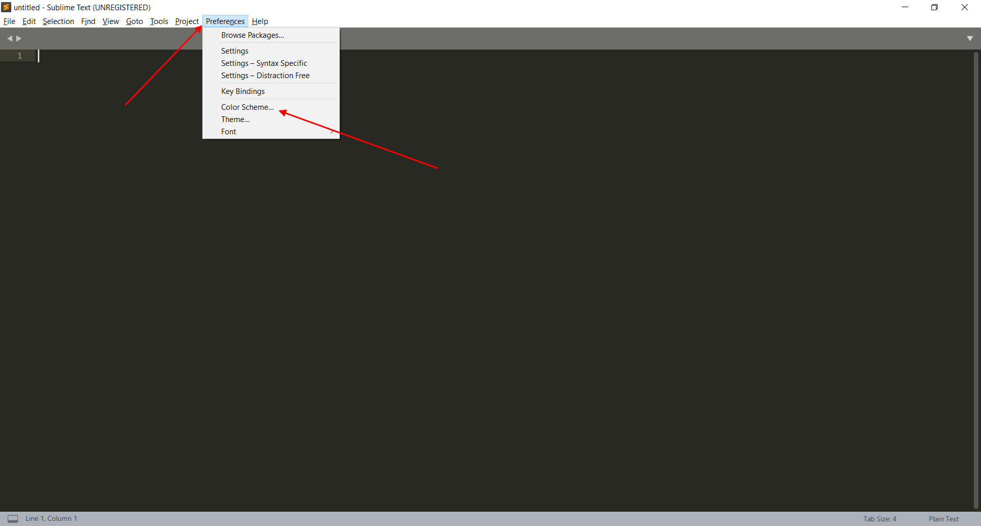 Как сменить тему в Sublime Text 3