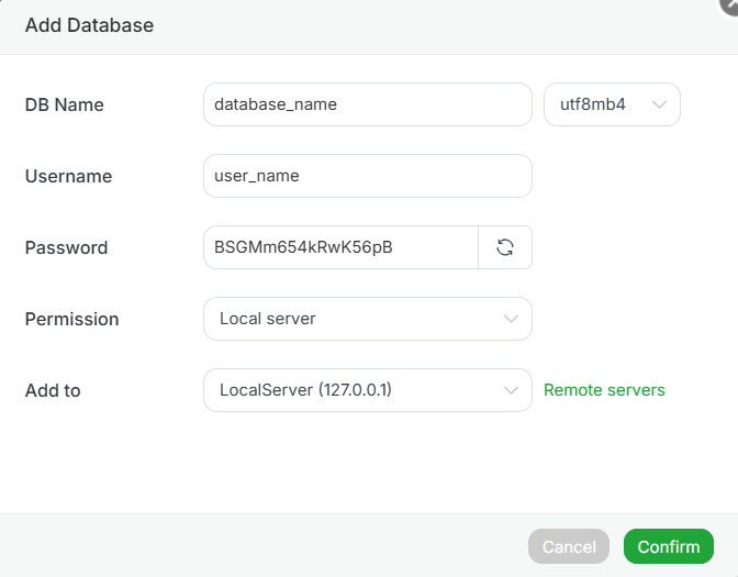 Aa Panel Linux Panel Databases 2026 08 07 13 10