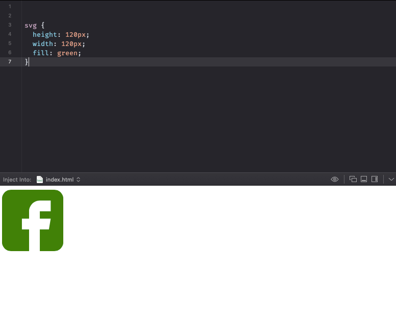 Пример замены цвета изображения с помощью CSS