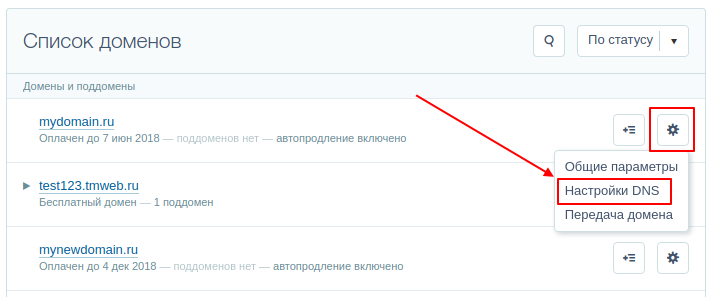 Как подключить домен к Тильде на Timeweb