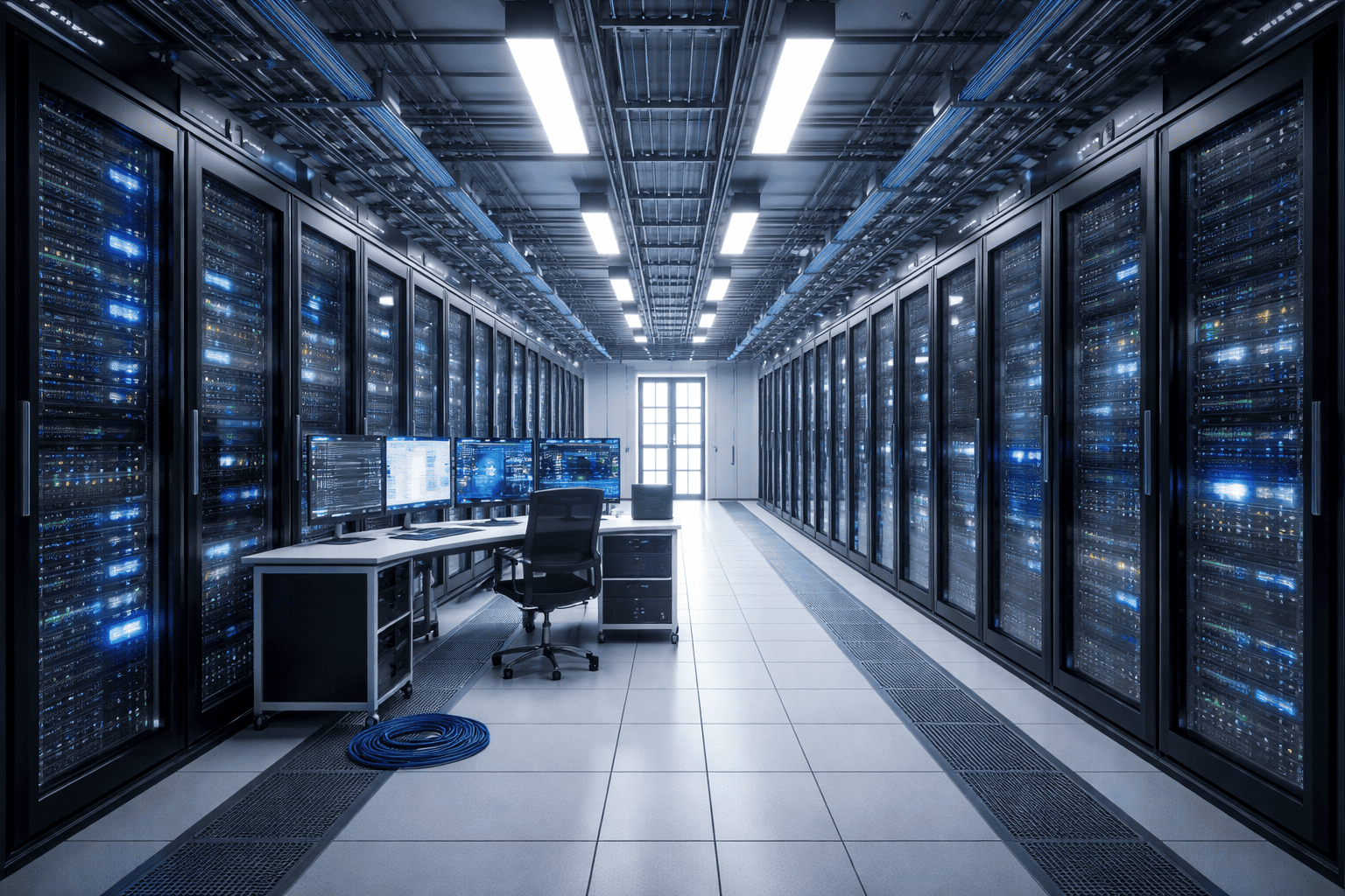 Где находятся серверы и какие условия им нужны