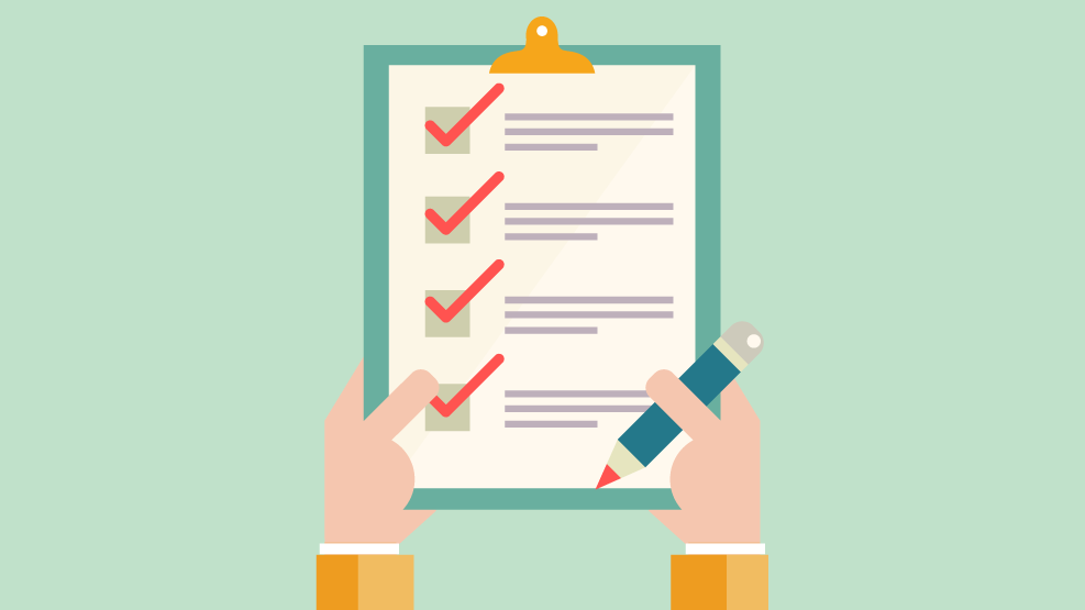 Иллюстрация с опросником