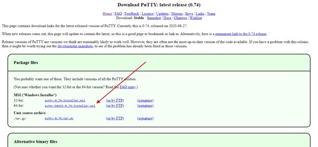 putty скачать с официального сайта